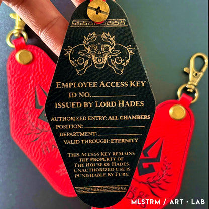 House of Hades Employee Keychain