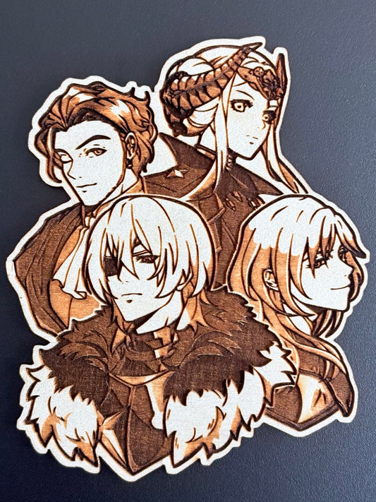 XL Wooden 3H Lords Pin | calamari_inari x mielstrom