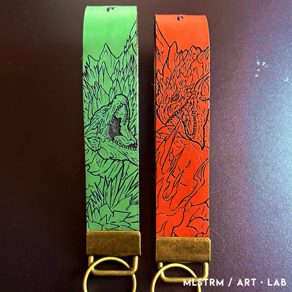 Rathian & Rathalos Key Straps